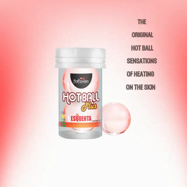 Hot Flowers Hot Ball Plus Hot Pleasure Spheres – Clove Infused Gentle Warming – 2 Spheres (6g total) – Buy now at MKPBR.COM – Worldwide Shipping