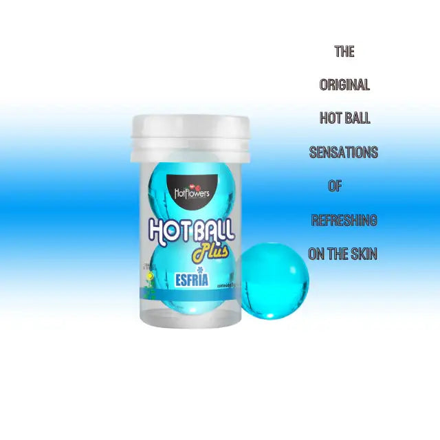 Hot Flowers Hot Ball Plus Ice Pleasure Spheres – Mint Infused Refreshing Cooling – 2 Spheres (6g total) – Buy now at MKPBR.COM – Worldwide Shipping