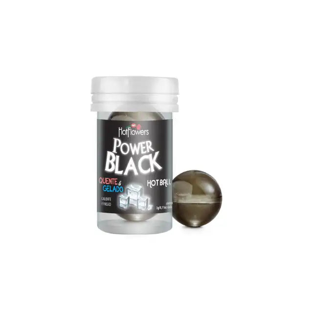 Hot Flowers Hot Ball Power Black Pleasure Spheres – Explosive Warming & Powerful Refreshing – 2 Spheres (6g total) – Buy now at MKPBR.COM – Worldwide Shipping