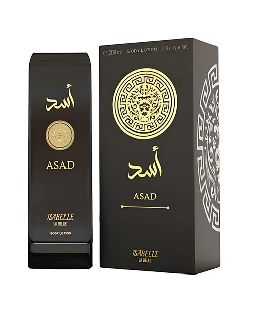 Isabelle La Belle Asad Black Body Moisturizing Lotion 200ml (6.76 fl oz) bottle