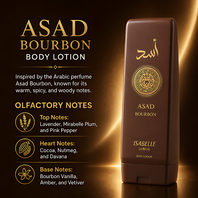 Isabelle La Belle Asad Bourbon Body Moisturizing Lotion Fast-Absorbing and Non-Greasy – Buy now at MKPBR.COM – Worldwide Shipping