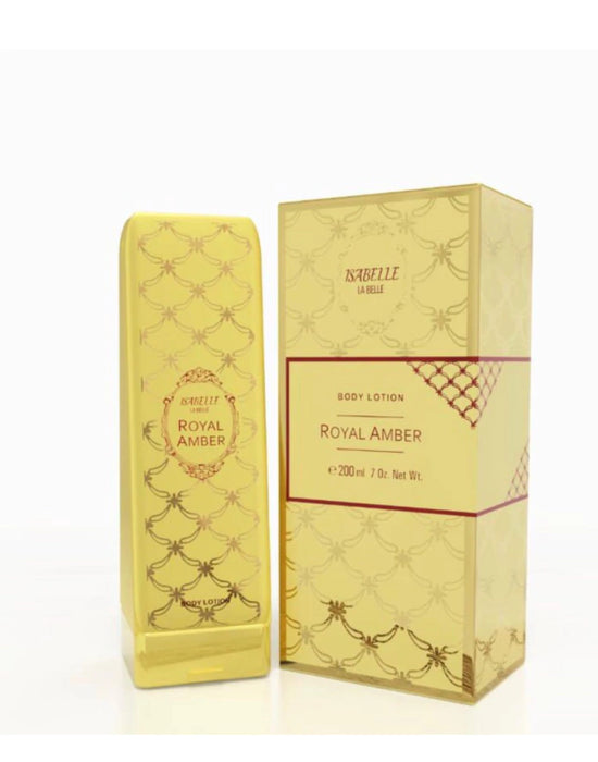 Isabelle La Belle Royal Amber Body Moisturizing Lotion 200ml (6.76 fl oz) bottle