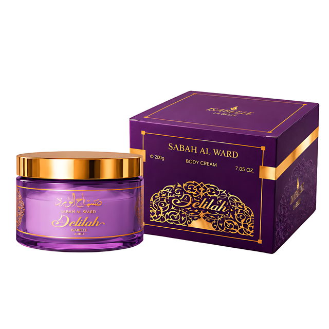 Isabelle La Belle Sabah Al Ward Delilah Body Moisturizing Lotion 200ml (6.76 fl oz) bottle – Buy now at MKPBR.COM – Worldwide Shipping
