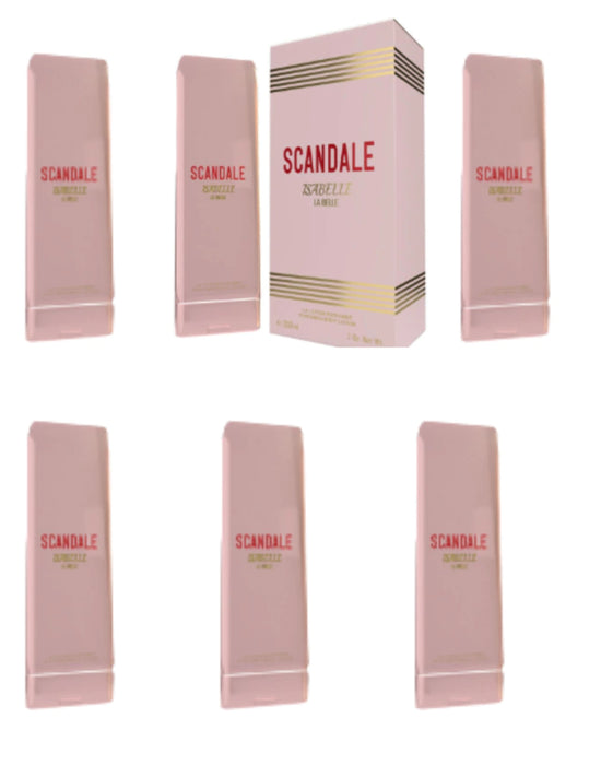 Isabelle La Belle Scandale Body Lotion 6-Pack – Brazilian Body Care Set