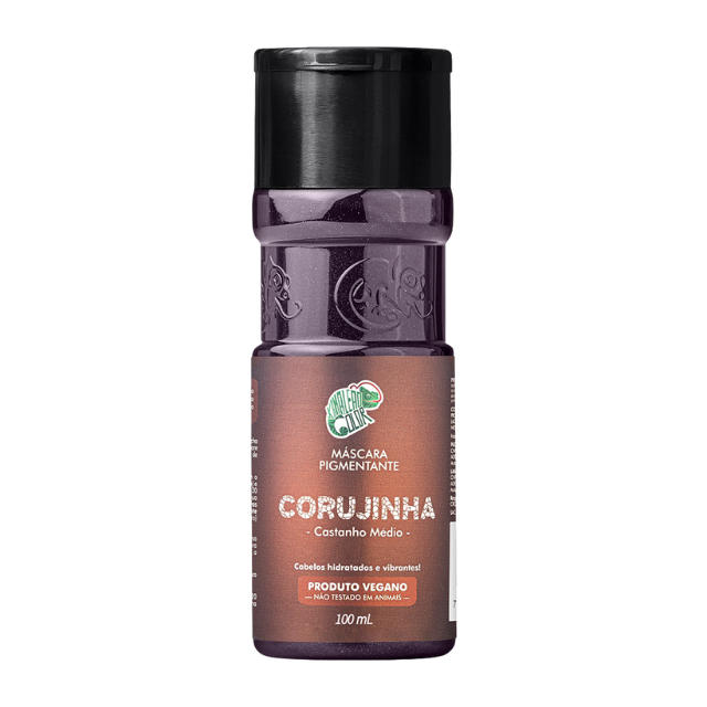 Kamaleão Color Corujinha 3.38 oz (100g) travel size medium brown hair toner – Buy now at MKPBR.COM – Worldwide Shipping