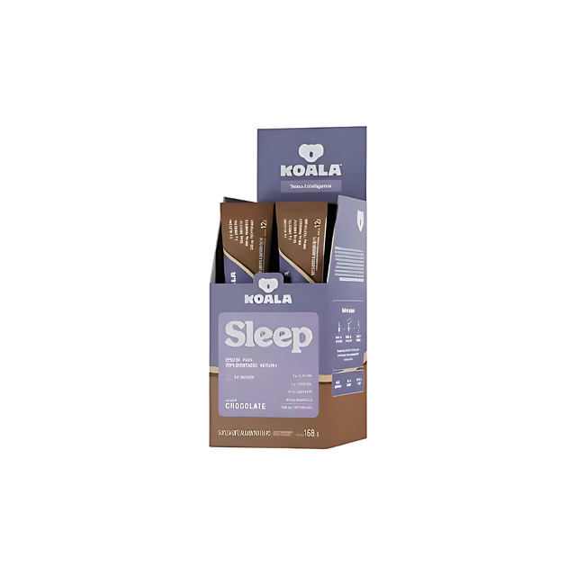 Koala Chocolate To Go Box - 14 Sachets - Comforting chocolate flavor for portable nighttime relaxation, travel-friendly, and ideal for retail – Buy now at MKPBR.COM – Worldwide Shipping