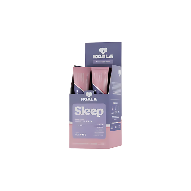 Koala Strawberry To Go Box - 14 Sachets - Subtle strawberry flavor for portable nighttime comfort, perfect for on-the-go and commercial sales – Buy now at MKPBR.COM – Worldwide Shipping