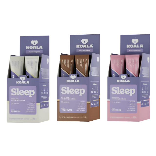 Koala To Go Box - 14 Individual Sachets - Portable nighttime comfort, relaxation, and muscle support, perfect for travel or retail display – Buy now at MKPBR.COM – Worldwide Shipping