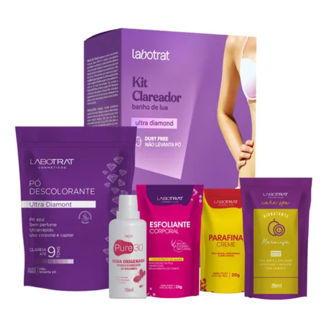 Labotrat Banho de Lua Ultra Diamond 5-Piece Hair Bleaching Kit – Buy now at MKPBR.COM – Worldwide Shipping
