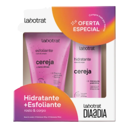 Labotrat Cherry Lifting Elixir Firming Duo with scrub and moisturizer – Buy now at MKPBR.COM – Worldwide Shipping
