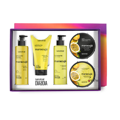 Labotrat Passion Fruit Bath Experience 5-Piece Kit complete soothing spa collection – Buy now at MKPBR.COM – Worldwide Shipping
