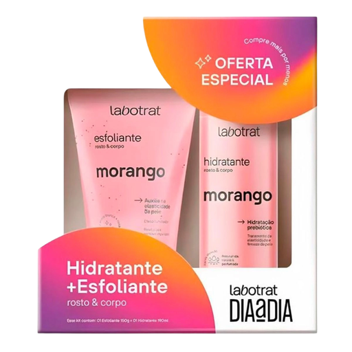 Labotrat Strawberry Glow Daily Ritual Duo with renewing scrub and moisturizer – Buy now at MKPBR.COM – Worldwide Shipping
