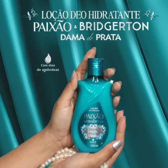 Lady in Silver hydrating body lotion by Paixão & Bridgerton – Buy now at MKPBR.COM – Worldwide Shipping