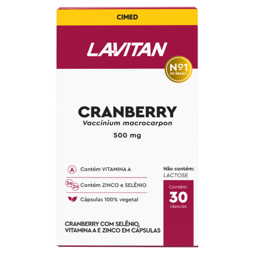 Lavitan Cranberry Wellness Support – Ultimate Antioxidant & Skin Glow Supplement, 1.06 oz (30 g) 30 Tablets – Buy now at MKPBR.COM – Worldwide Shipping


