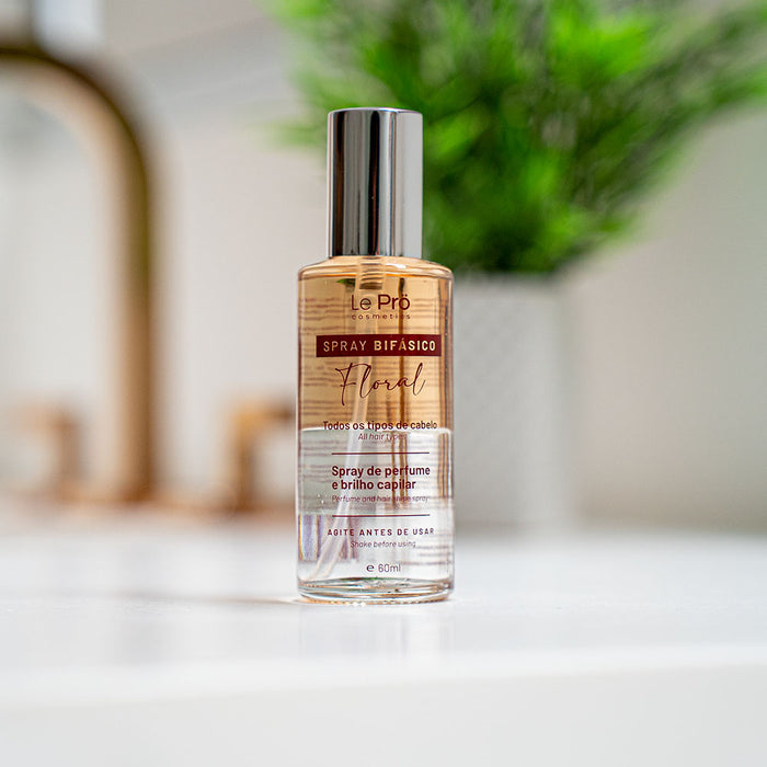 Le Prö Bifásico Floral hair perfume spray label close-up – Buy now at MKPBR.COM – Worldwide Shipping