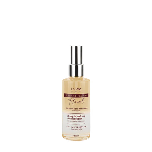 Le Prö Bifásico Floral shine and perfume hair spray 60ml bottle – Buy now at MKPBR.COM – Worldwide Shipping