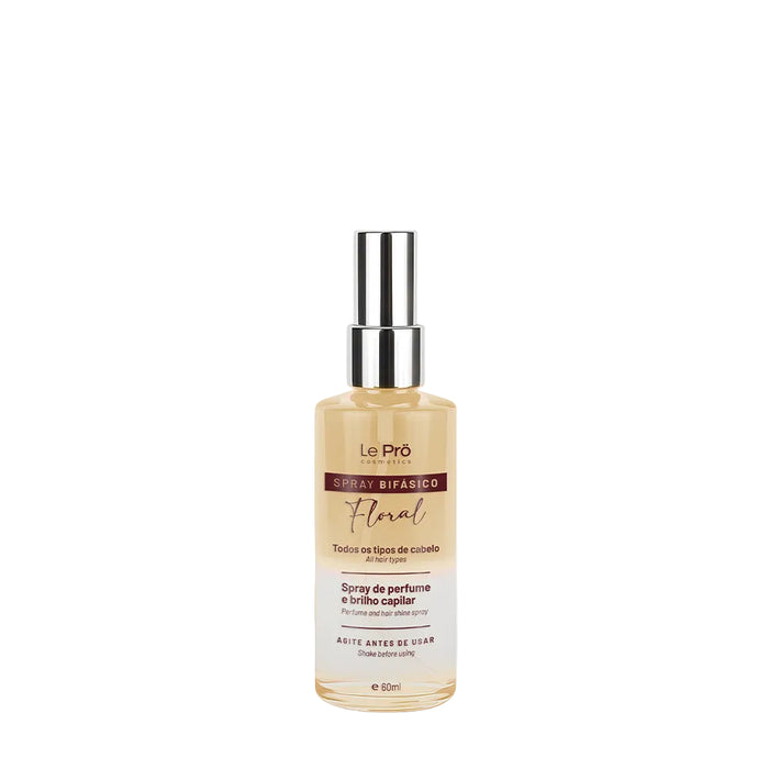 Le Prö Bifásico Floral shine and perfume hair spray 60ml bottle – Buy now at MKPBR.COM – Worldwide Shipping