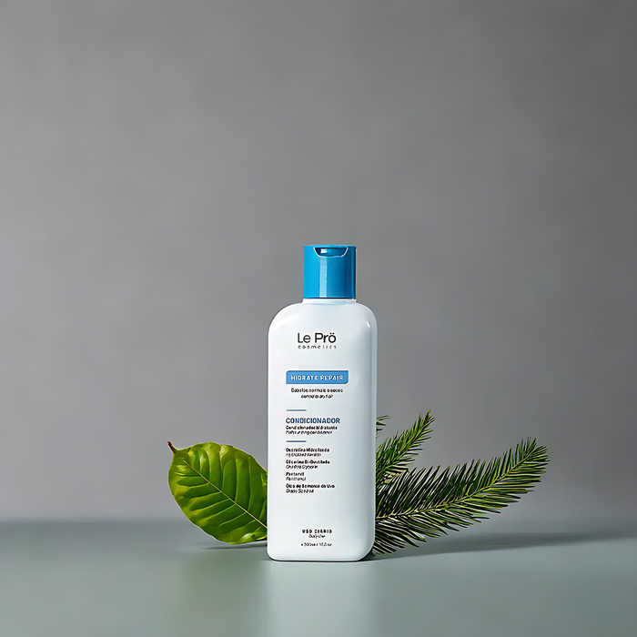 Le Prö Hidrate Repair Conditioner 300 ml label detail – Buy now at MKPBR.COM – Worldwide Shipping