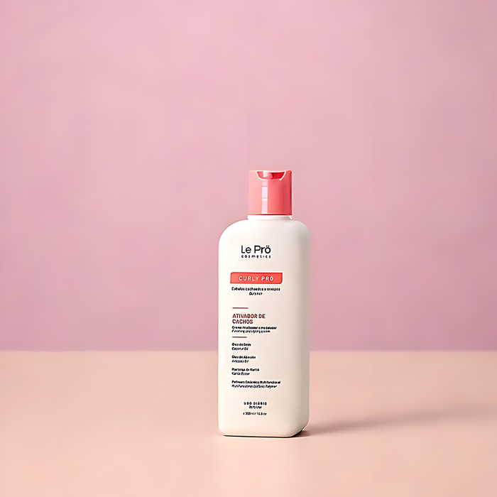 Le Prö Curly Pro coconut and shea curl cream packaging – Buy now at MKPBR.COM – Worldwide Shipping