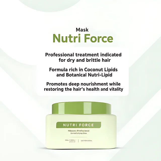 Le Prö Hair Care Schedule Kit 300g including Total Repair, Hidrate Repair, and Nutri Force – Buy now at MKPBR.COM – Worldwide Shipping