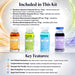 Le Prö ampoule kit packaging showing hydration, nutrition, reconstruction and blond doses – Buy now at MKPBR.COM – Worldwide Shipping