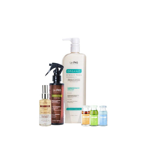 Le Prö Essential Smoothing Kit Brazilian hair care kit – full kit packaging – Buy now at MKPBR.COM – Worldwide Shipping
