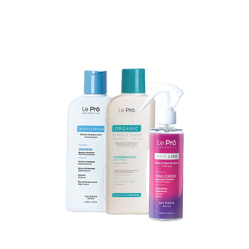 Le Prö Mini Hair Harmonizing Essentials Kit 3-piece travel set – Buy now at MKPBR.COM – Worldwide Shipping