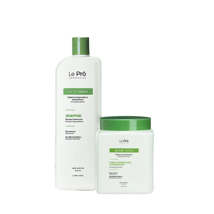 Le Prö Nutri Force nutrition kit with 1L shampoo and 1kg mask – Buy now at MKPBR.COM – Worldwide Shipping