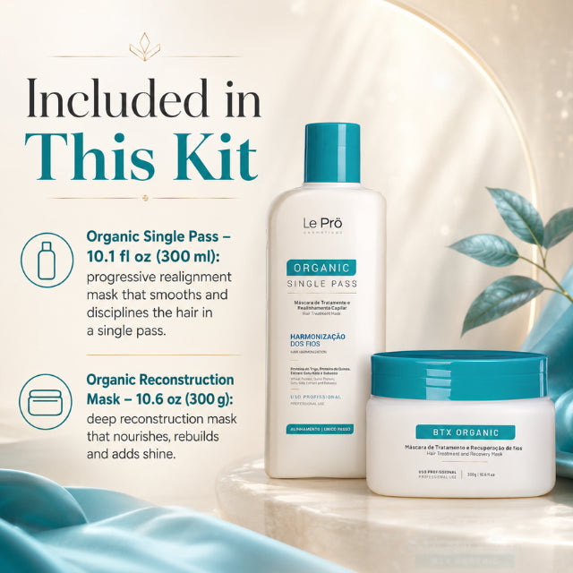 Le Prö Organic Single Pass 300ml + Reconstruction Kit | Shop