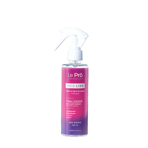 Le Prö Mais Liso Smoother heat-protectant finisher 200ml front bottle – Buy now at MKPBR.COM – Worldwide Shipping