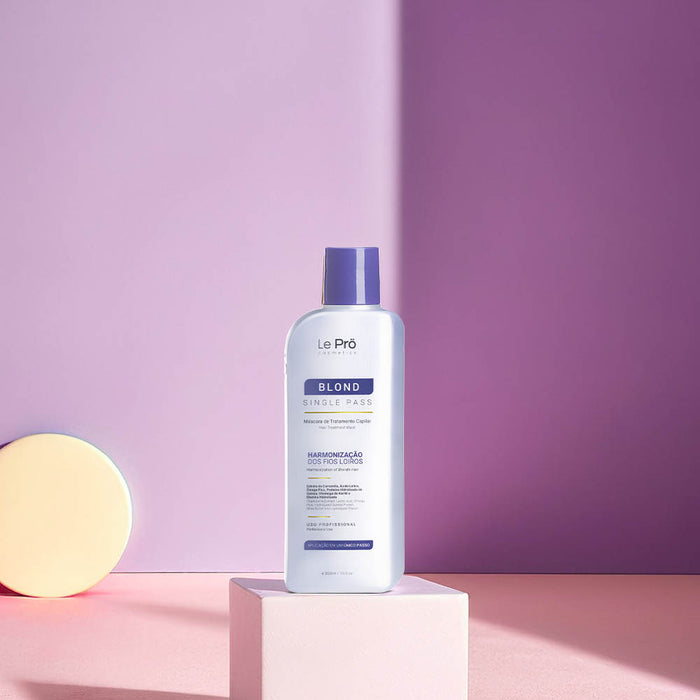 Le Pro Blond Single Pass 300 ml formaldehyde free blonde hair realignment treatment – Buy now at MKPBR.COM – Worldwide Shipping