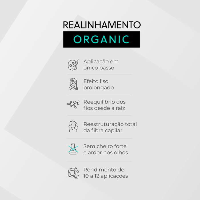 Le Pro Organic Single Pass 1 L professional smoothing treatment infographic – Buy now at MKPBR.COM – Worldwide Shipping