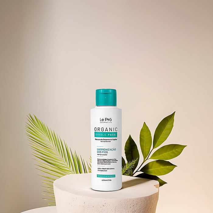 Le Pro Organic Single Pass 110 ml formaldehyde free hair realignment treatment – Buy now at MKPBR.COM – Worldwide Shipping
