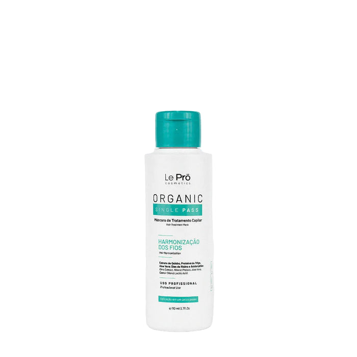 Le Pro Organic Single Pass Brazilian smoothing hair mask 110 ml trial size sachet – Buy now at MKPBR.COM – Worldwide Shipping