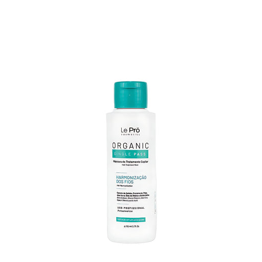 Le Pro Organic Single Pass Brazilian smoothing hair mask 110 ml trial size sachet – Buy now at MKPBR.COM – Worldwide Shipping