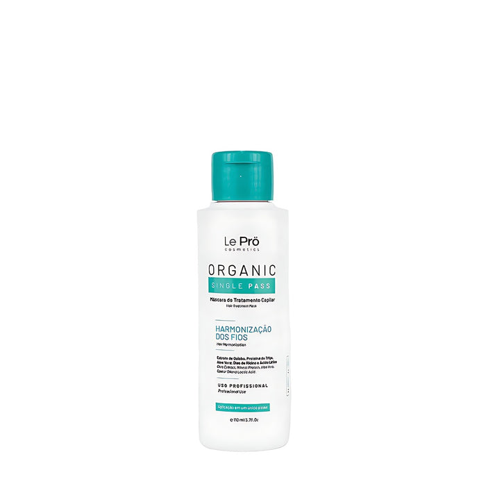 Le Pro Organic Single Pass Brazilian smoothing hair mask 110 ml trial size sachet – Buy now at MKPBR.COM – Worldwide Shipping