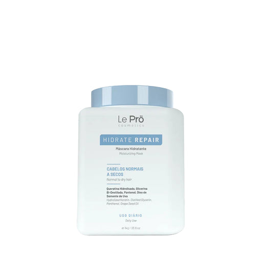 Le Prö Hidrate Repair Mask 1 kg salon-size front tub – Buy now at MKPBR.COM – Worldwide Shipping