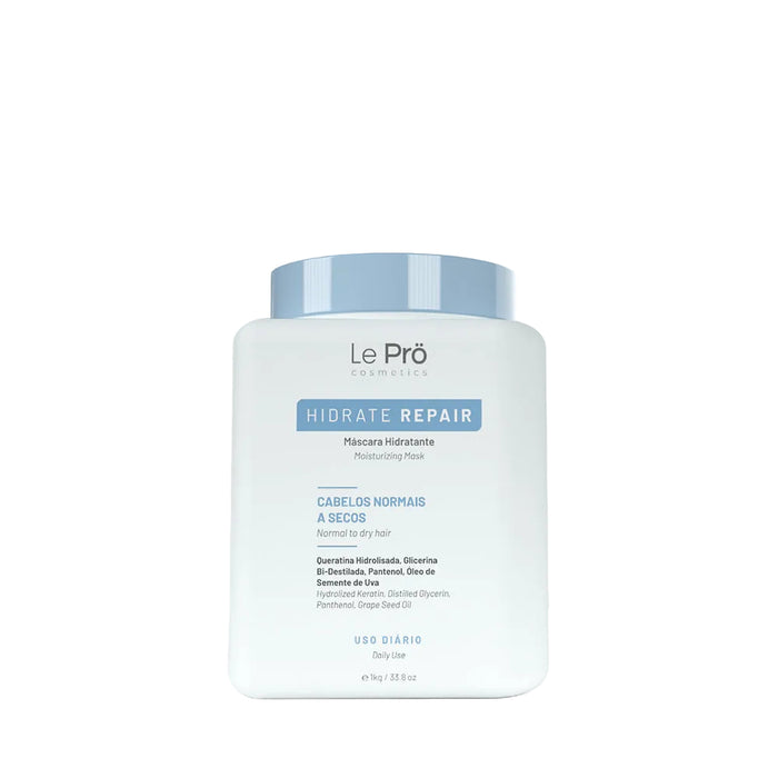 Le Prö Hidrate Repair Mask 1 kg salon-size front tub – Buy now at MKPBR.COM – Worldwide Shipping