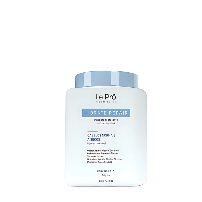 Le Prö Hidrate Repair Mask 1 kg salon-size front tub – Buy now at MKPBR.COM – Worldwide Shipping