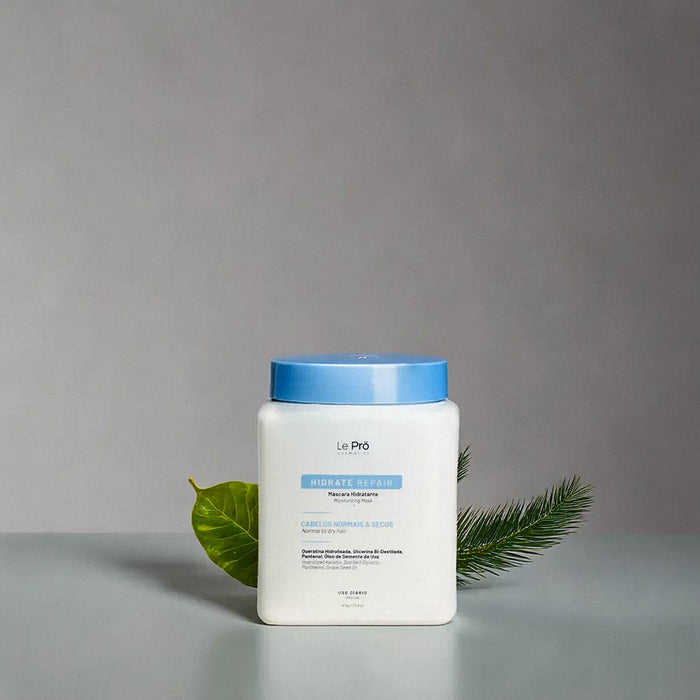 Le Prö Hidrate Repair Mask 1 kg tub label detail – Buy now at MKPBR.COM – Worldwide Shipping