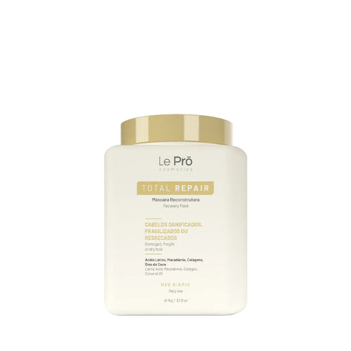 Le Prö Total Repair Mask 1 kg salon-size front tub – Buy now at MKPBR.COM – Worldwide Shipping