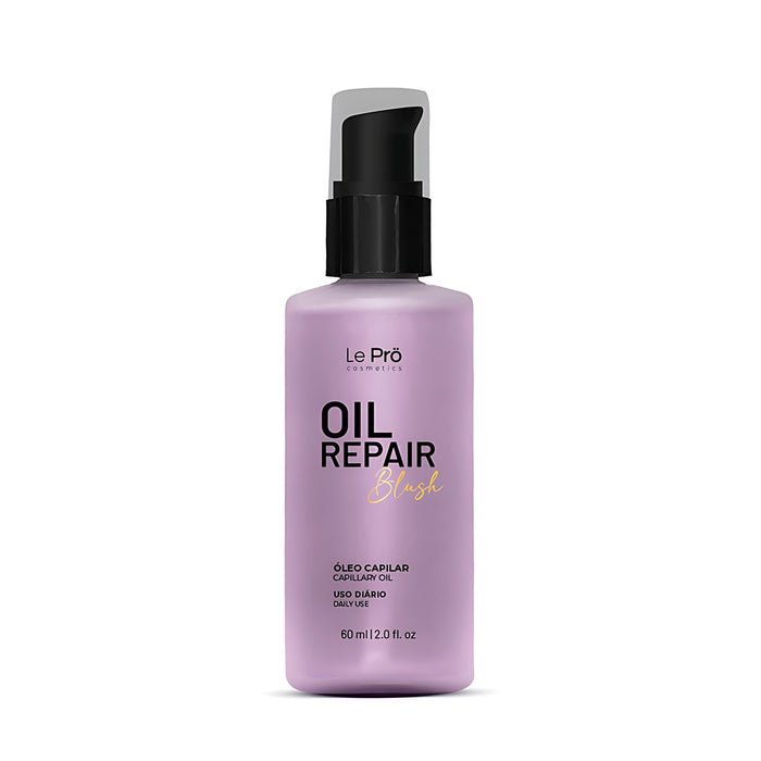 Le Prö Blush Oil Repair fluid hair oil 60ml bottle front – Buy now at MKPBR.COM – Worldwide Shipping