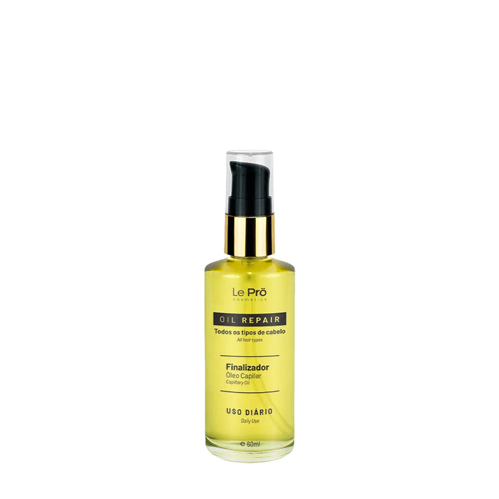 Le Prö Oil Repair nourishing hair oil 60ml bottle front – Buy now at MKPBR.COM – Worldwide Shipping