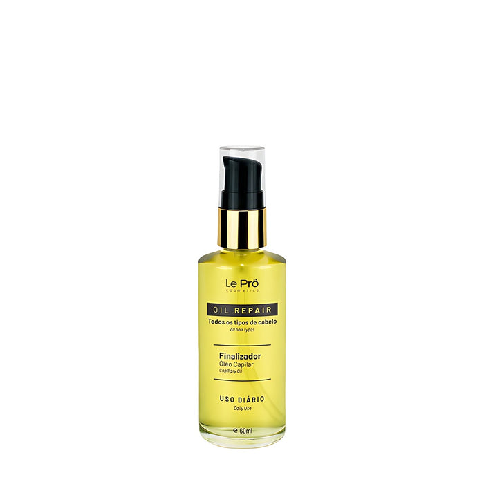 Le Prö Oil Repair nourishing hair oil 60ml bottle front – Buy now at MKPBR.COM – Worldwide Shipping