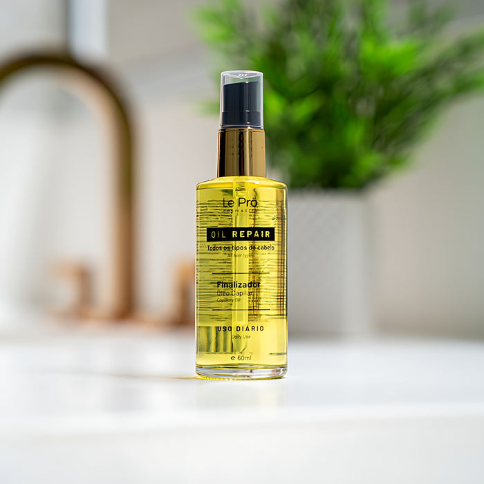Le Prö Oil Repair sunflower and inca oil packaging – Buy now at MKPBR.COM – Worldwide Shipping