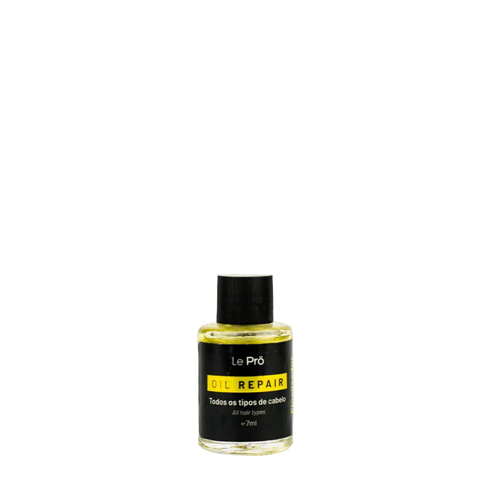 Le Prö Oil Repair travel-size hair oil 7ml bottle front – Buy now at MKPBR.COM – Worldwide Shipping