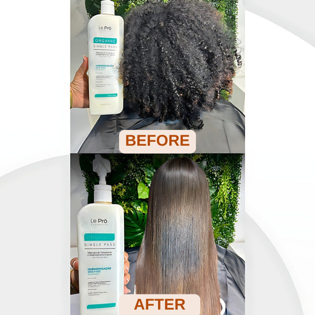 Le Prö Organic Single Pass Smoothing Hair Mask Silky Mirror-Shine Finish – Buy now at MKPBR.COM – Worldwide Shipping