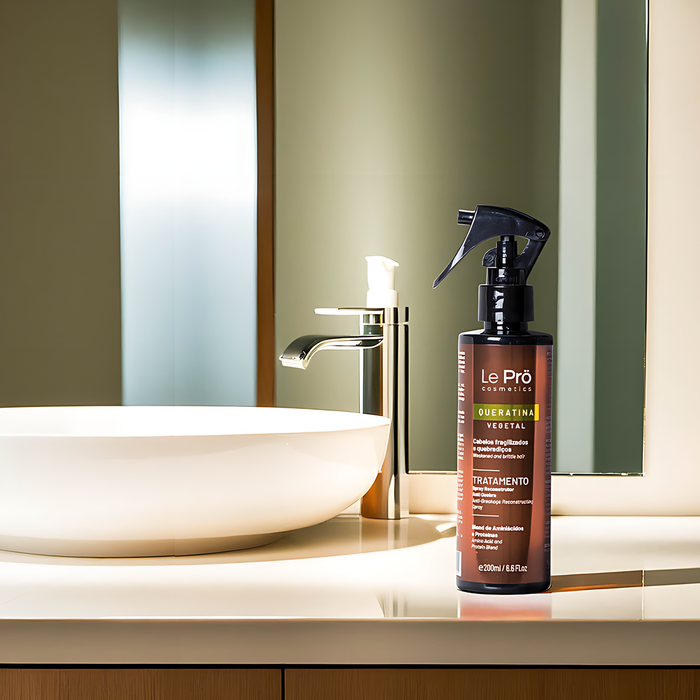 Le Prö Vegetable Keratin vegan keratin spray product detail – Buy now at MKPBR.COM – Worldwide Shipping