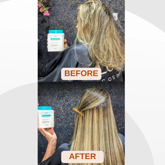 Le Prö Reconstructive Organic Deep Repair Hair Mask with Lactic Acid and Aloe Vera – Buy now at MKPBR.COM – Worldwide Shipping