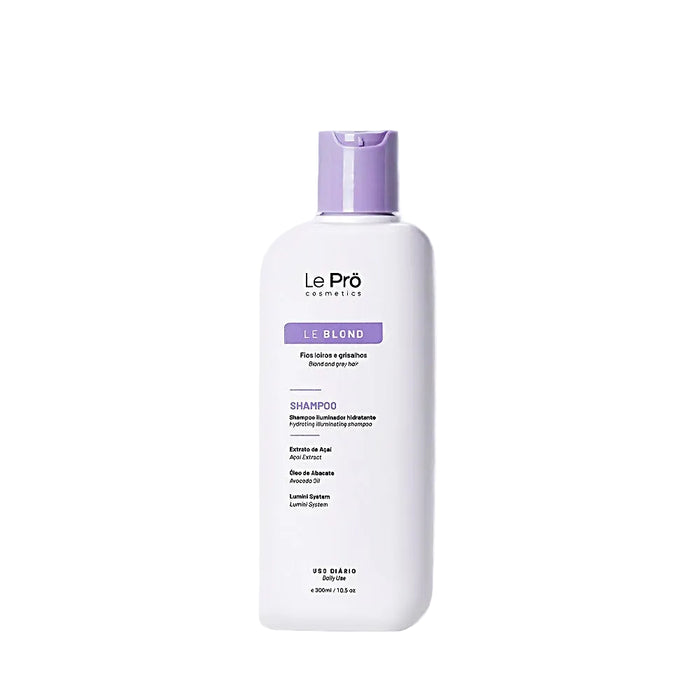 Le Prö Le Blond Anti-Yellow Toning Shampoo 300 ml front bottle – Buy now at MKPBR.COM – Worldwide Shipping